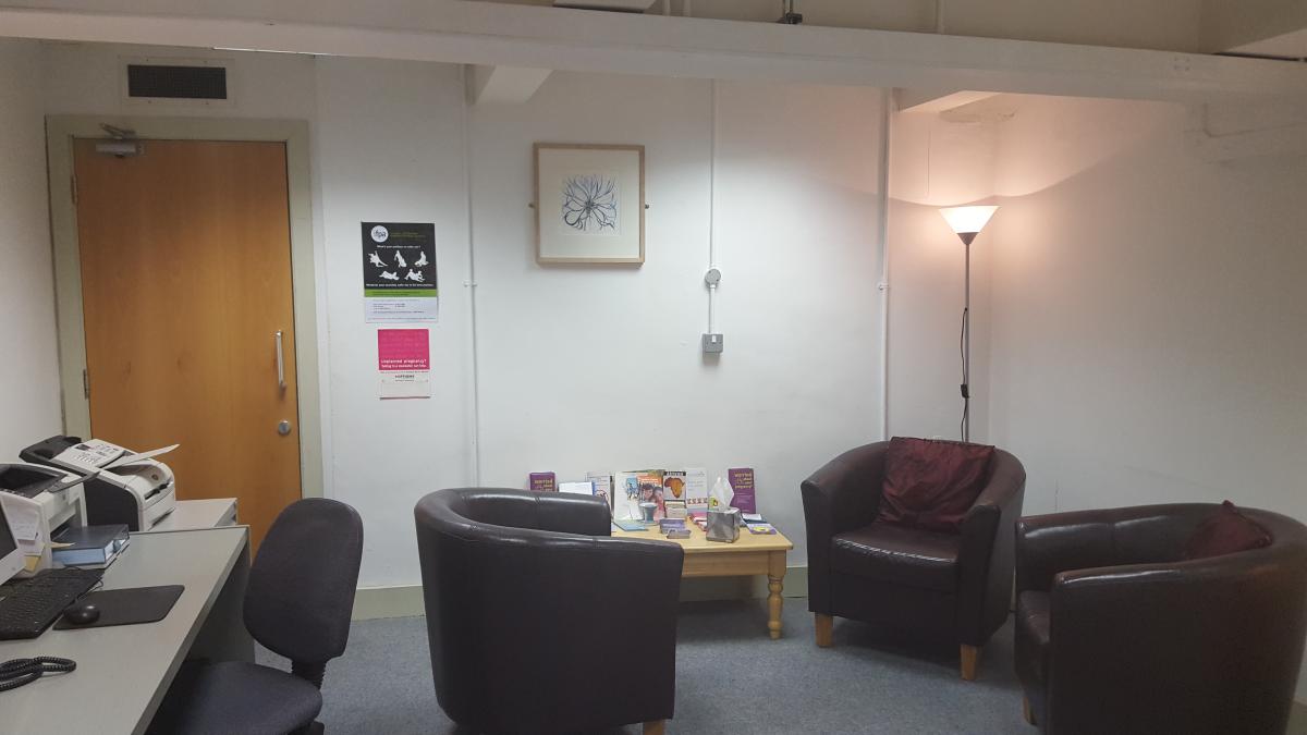 Counselling room 2 in IFPA Dublin city centre clinic